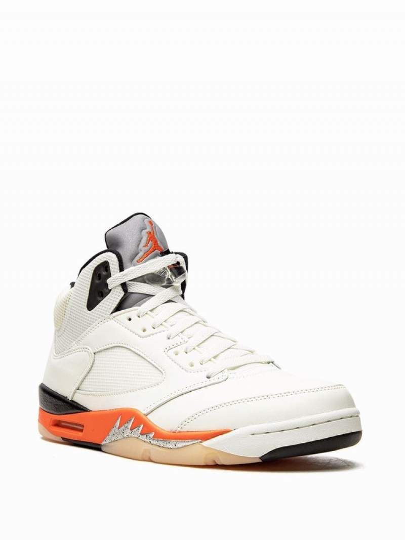 White Men's Nike Retro Shattered Backboard Air Jordan 5 | UVRYSW-178