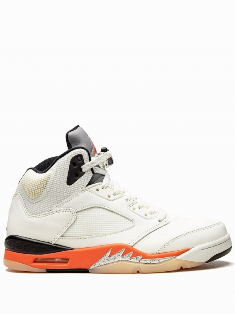 White Men\'s Nike Retro Shattered Backboard Air Jordan 5 | UVRYSW-178