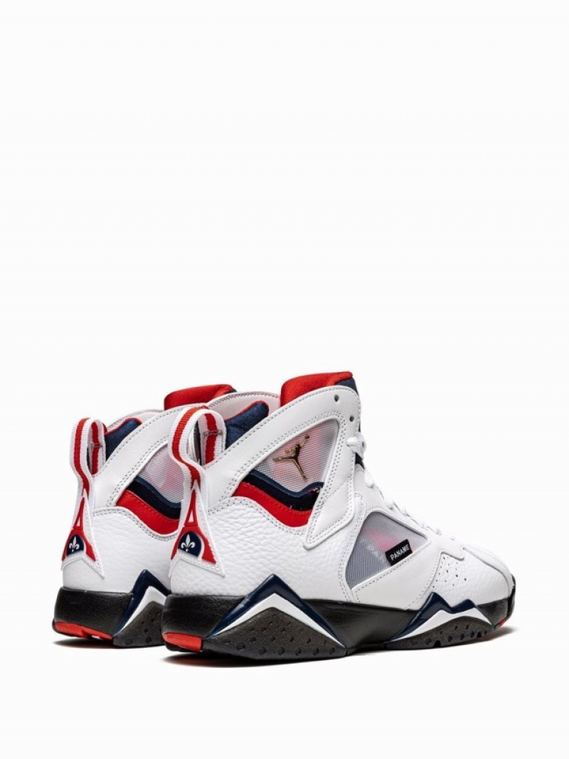 White Men's Nike x Paris Saint Germain PSG Air Jordan 7 | RLCSTU-630