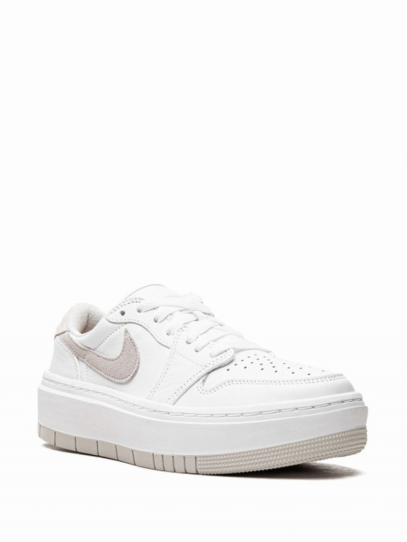 White Women's Nike Elevate Low Air Jordan 1 | DMGPKL-276