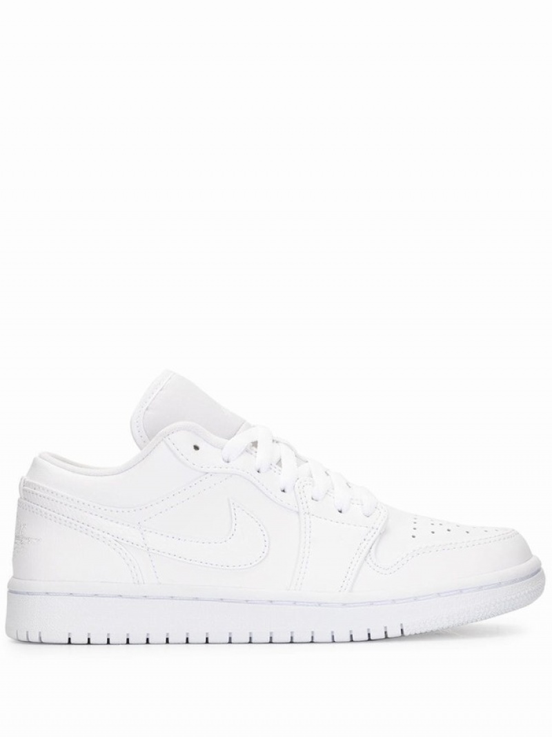 White Women\'s Nike Low Air Jordan 1 | SNIZVM-725