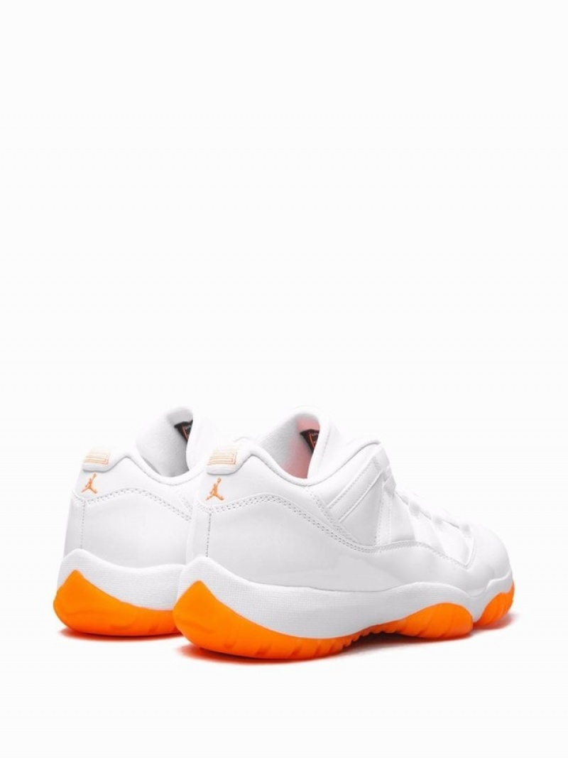 White Women's Nike Low Bright Citrus Air Jordan 11 | UTHVXL-374