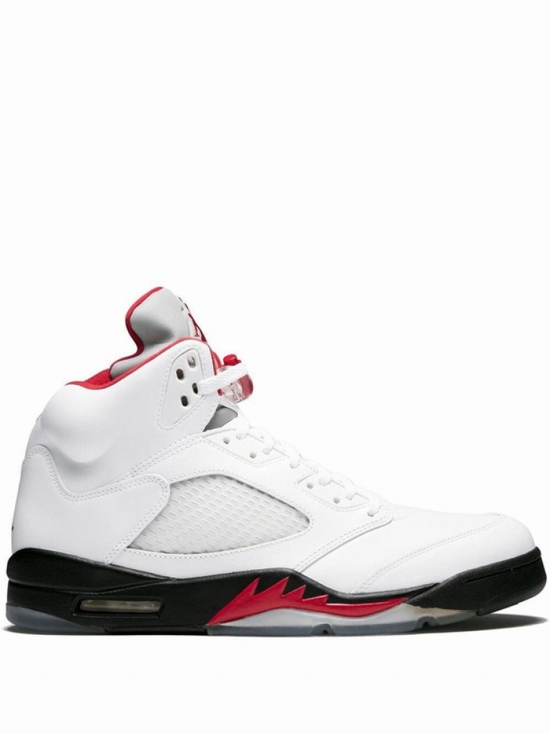 White Women\'s Nike Retro Air Jordan 5 | UEACFR-698