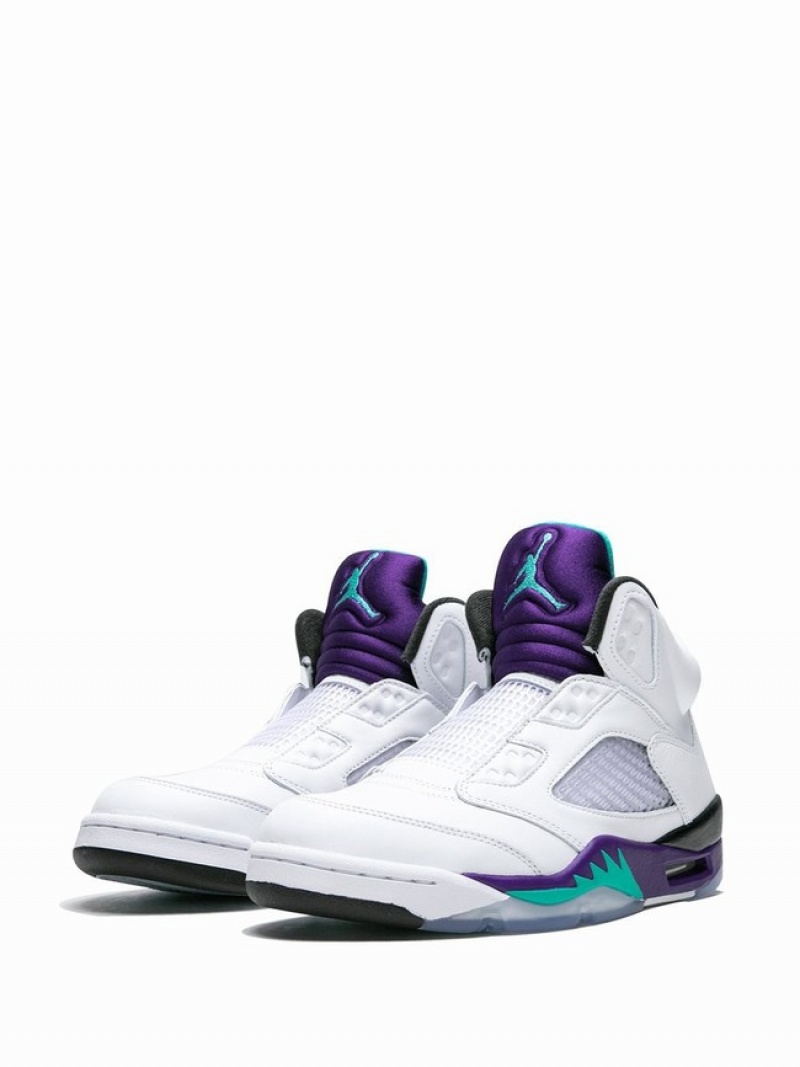 White Women's Nike Retro NRG Fresh Prince Air Jordan 5 | YFMDOA-041