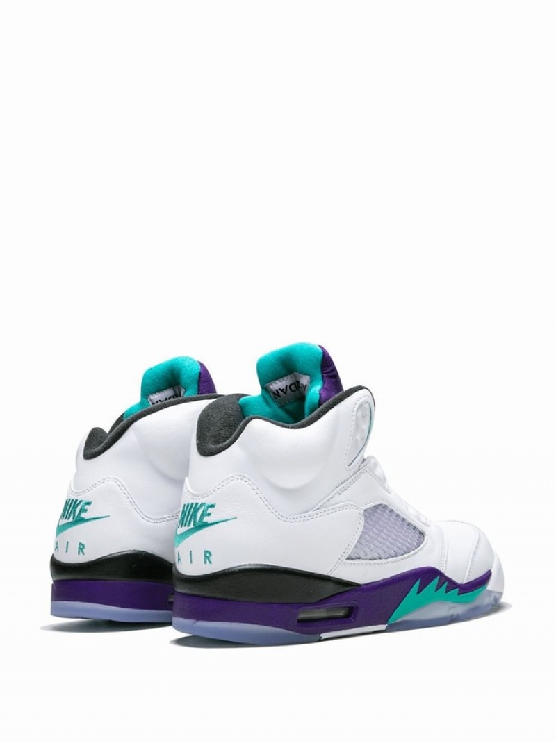 White Women's Nike Retro NRG Fresh Prince Air Jordan 5 | YFMDOA-041