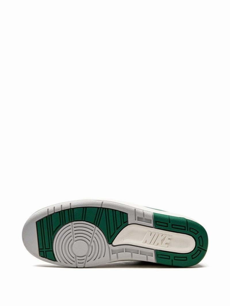 White Women's Nike x Nina Chanel Abney Retro Low SE White Malachite Air Jordan 2 | LNFBHT-568