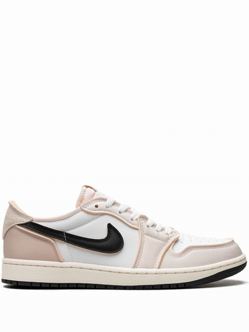 White / Beige Men\'s Nike Low OG EX Coconut Milk Air Jordan 1 | TNLMUP-259