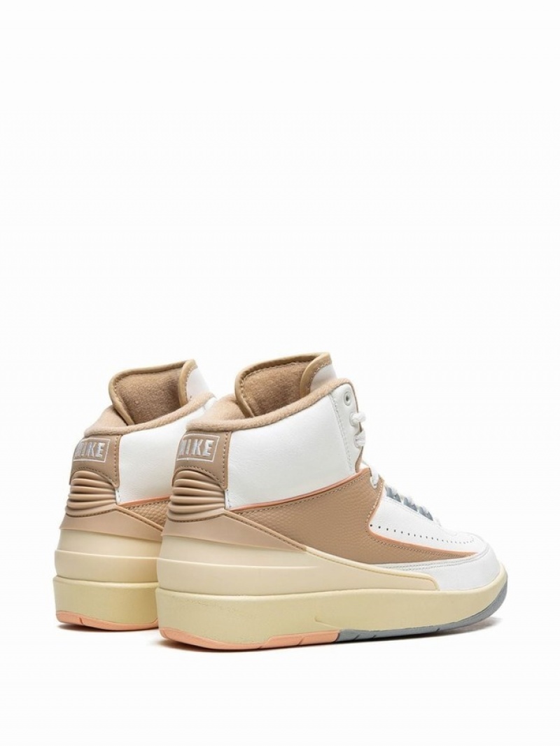 White / Beige / Light Blue Women's Nike Craft Sunset Haze Air Jordan 2 | ZPHQYB-940