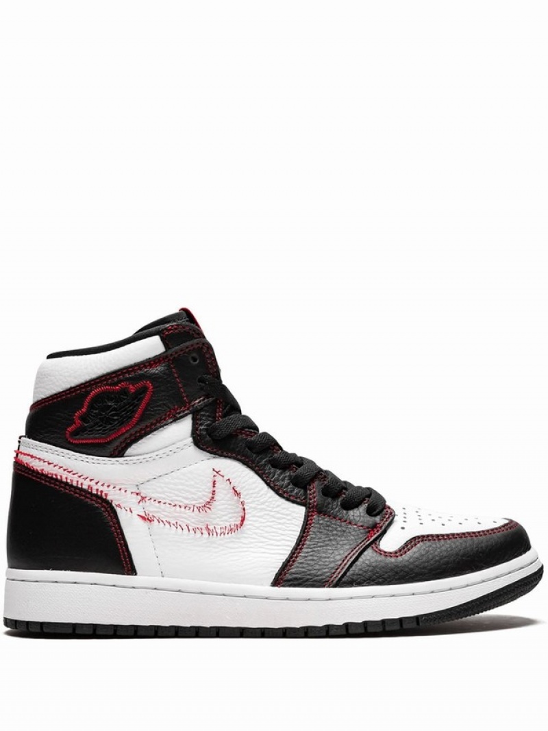 White / Black Men\'s Nike High OG Air Jordan 1 | VDLTYZ-102