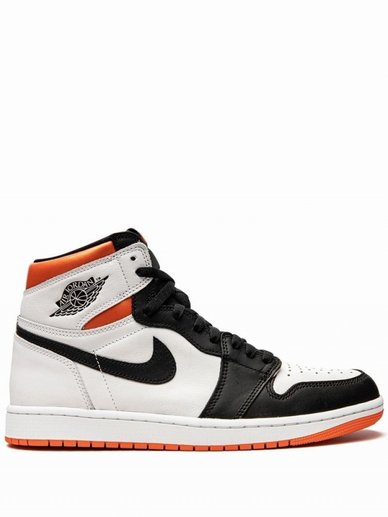 White / Black Men\'s Nike Retro High Air Jordan 1 | YMEVFN-086