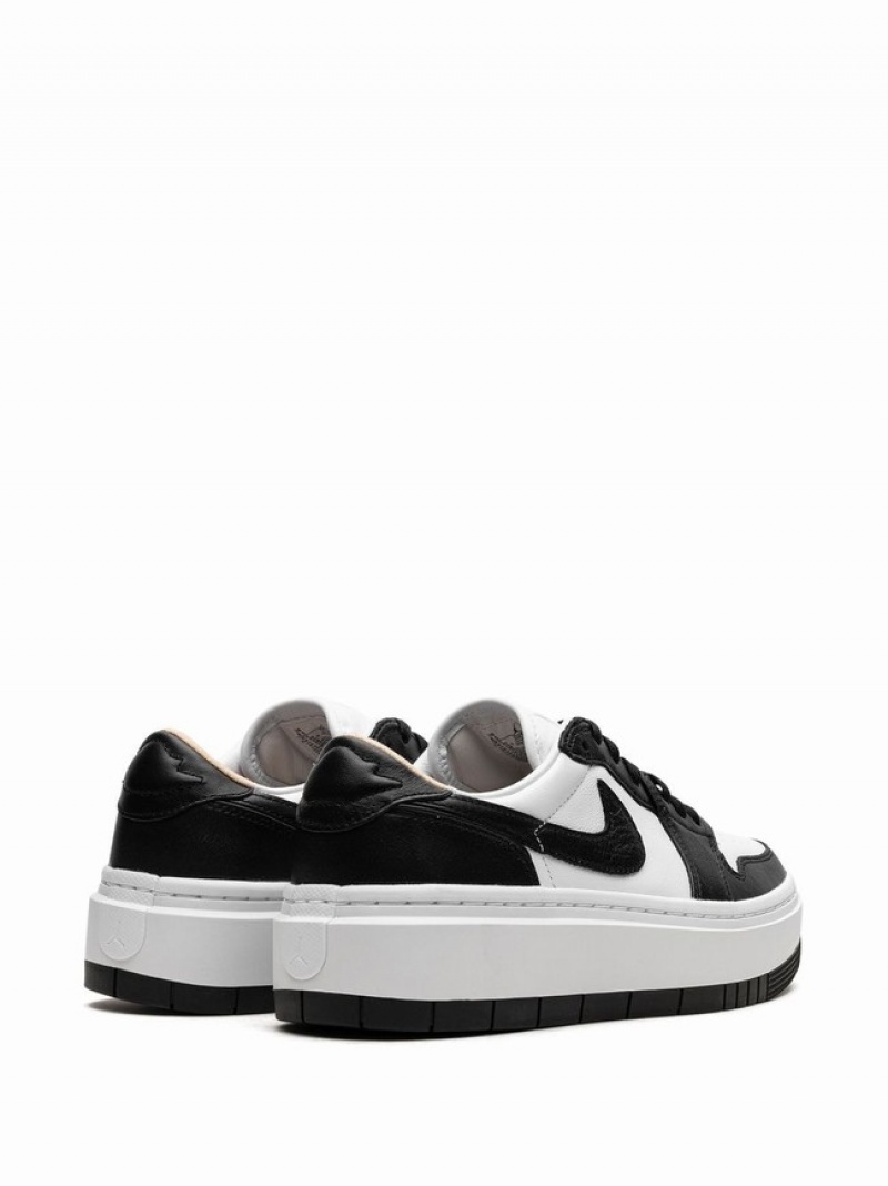 White / Black Women's Nike Elevate Air Jordan 1 | OQIXNB-564