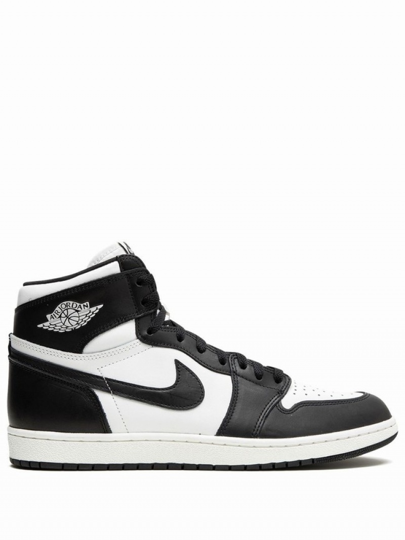 White / Black Women\'s Nike High ‘85 Air Jordan 1 | RHSNGT-874