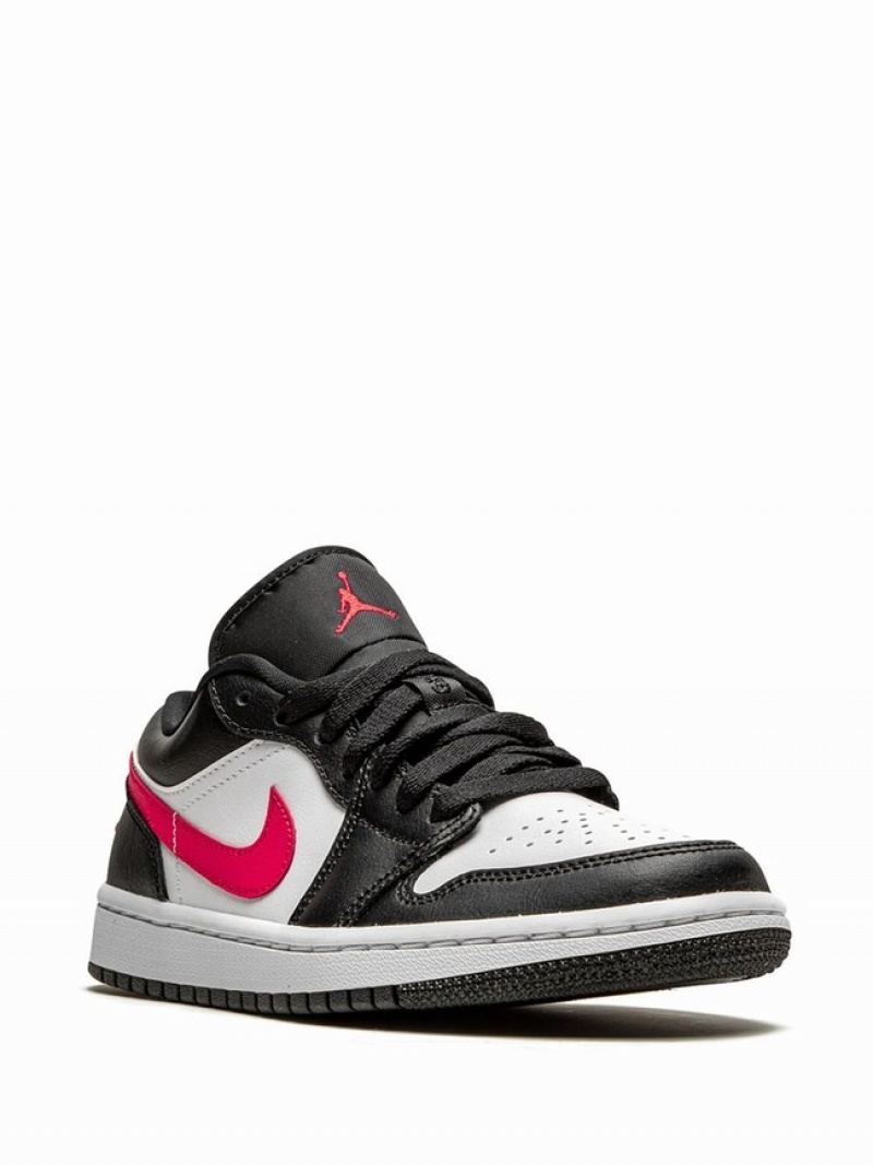 White / Black Women's Nike Low Air Jordan 1 | ESQNBC-926