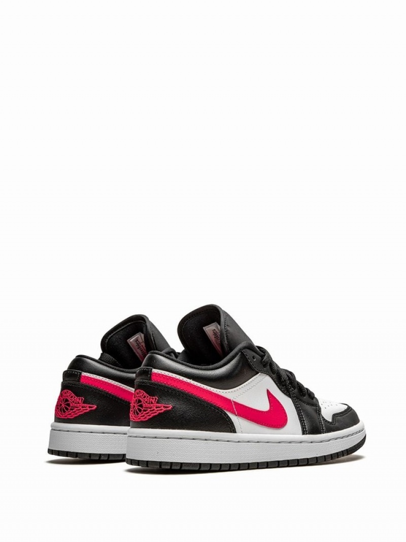 White / Black Women's Nike Low Air Jordan 1 | ESQNBC-926