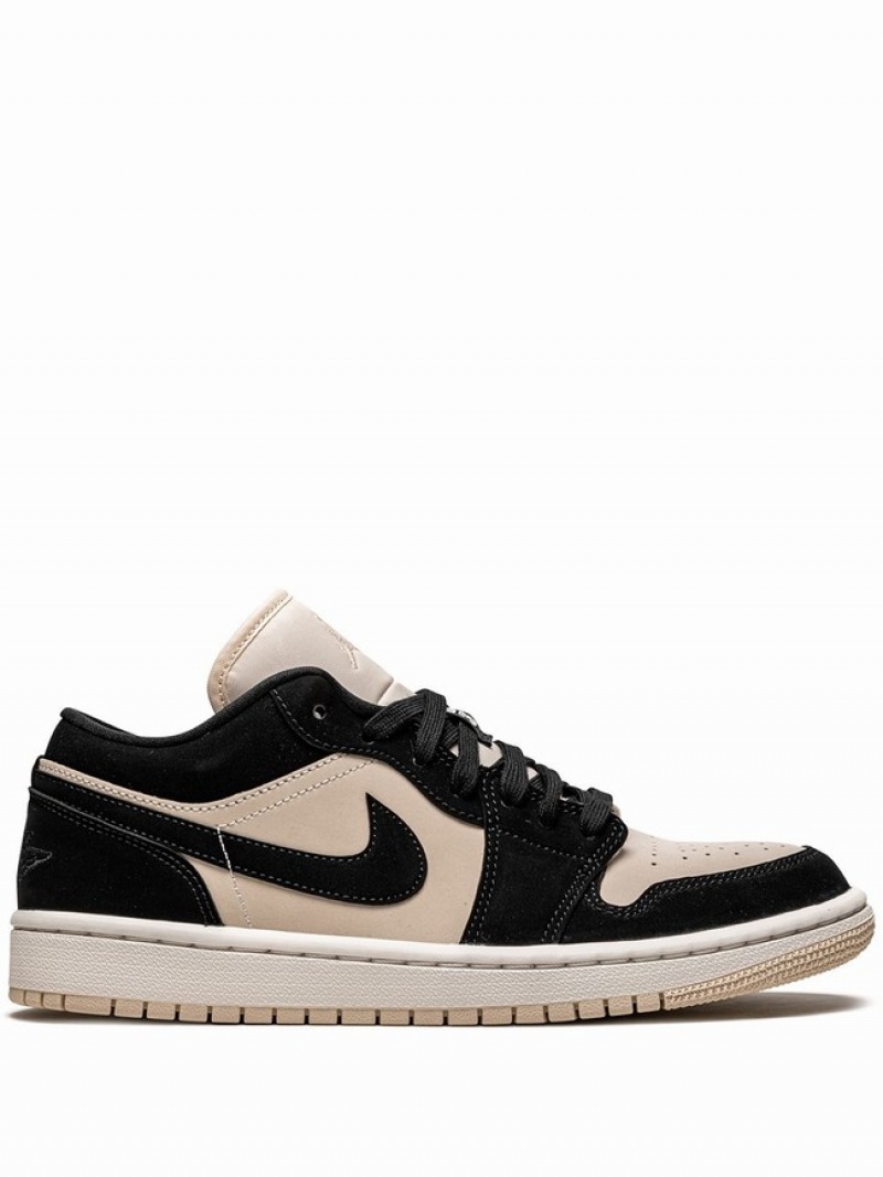 White / Black Women\'s Nike Low Air Jordan 1 | ITYKGC-635