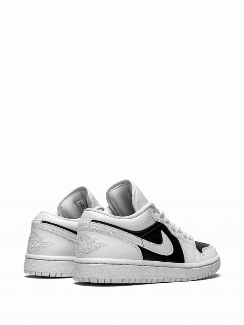 White / Black Women's Nike Low Panda Air Jordan 1 | XJNTCI-675