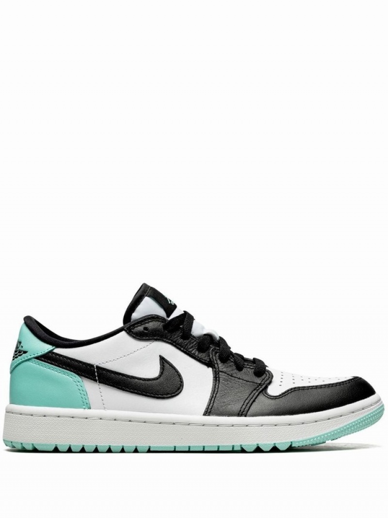 White / Black / Blue Men\'s Nike Low G Copa Air Jordan 1 | IJWXZF-697