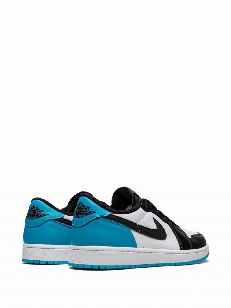 White / Black / Blue Men's Nike Low OG Air Jordan 1 | CUSDJG-048