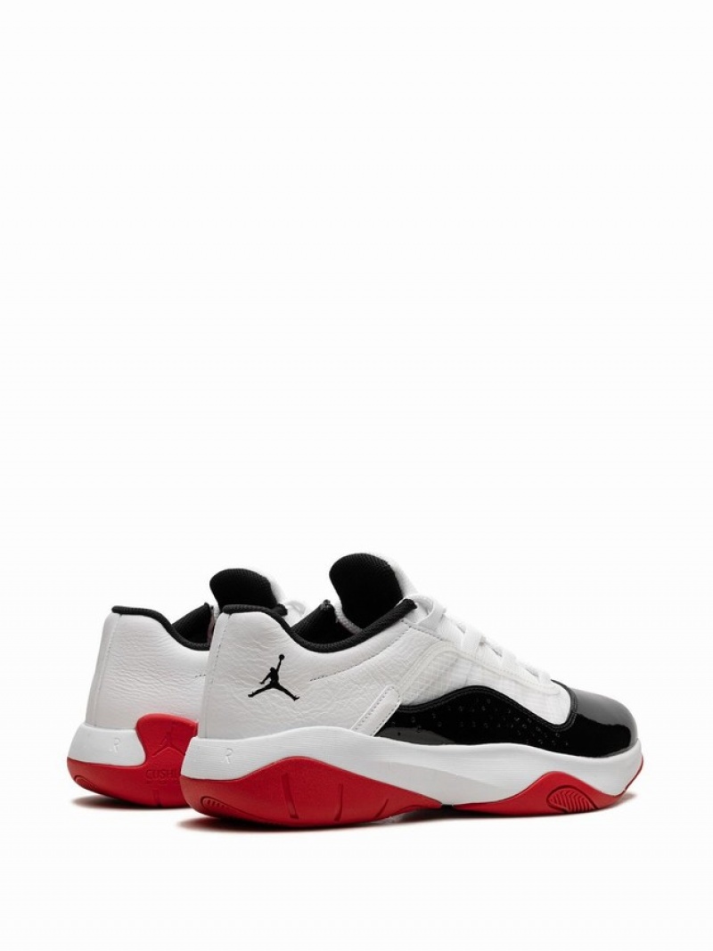 White / Black / Red Men's Nike CMFT Low Concord Bred Air Jordan 11 | QSPWGT-586