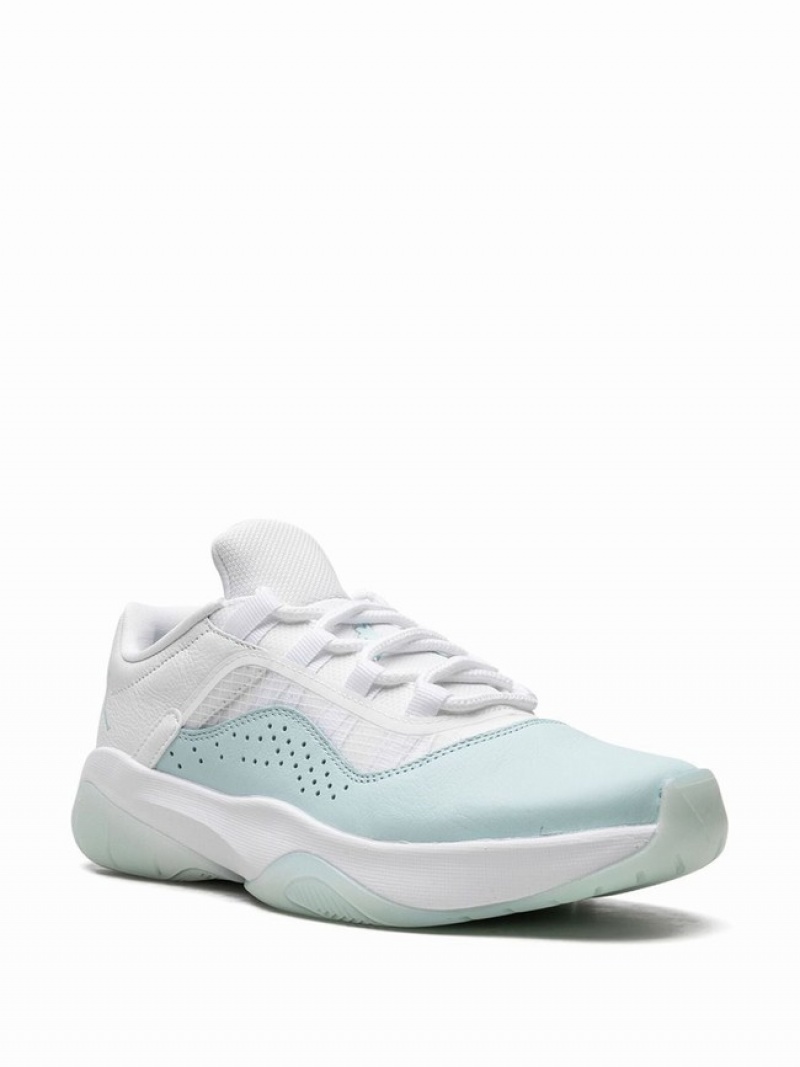 White / Blue Women's Nike CMFT Igloo Air Jordan 11 | SHNQDU-491