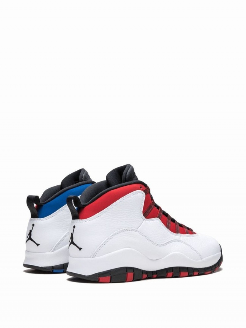 White / Blue / Red Men's Nike Retro Russell Westbrook - Class Of 2006 Air Jordan 10 | BCJVZE-021