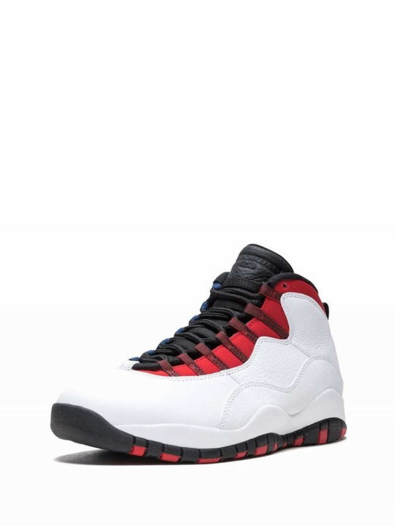 White / Blue / Red Men's Nike Retro Russell Westbrook - Class Of 2006 Air Jordan 10 | BCJVZE-021