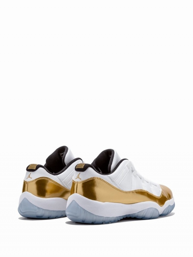 White / Gold Women's Nike Retro Low Closing Ceremony Air Jordan 11 | CBVQXG-763