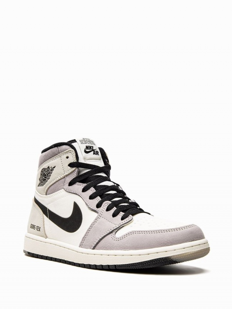 White / Grey Men's Nike Element Gore-Tex - Sail Air Jordan 1 | KUPXRM-502