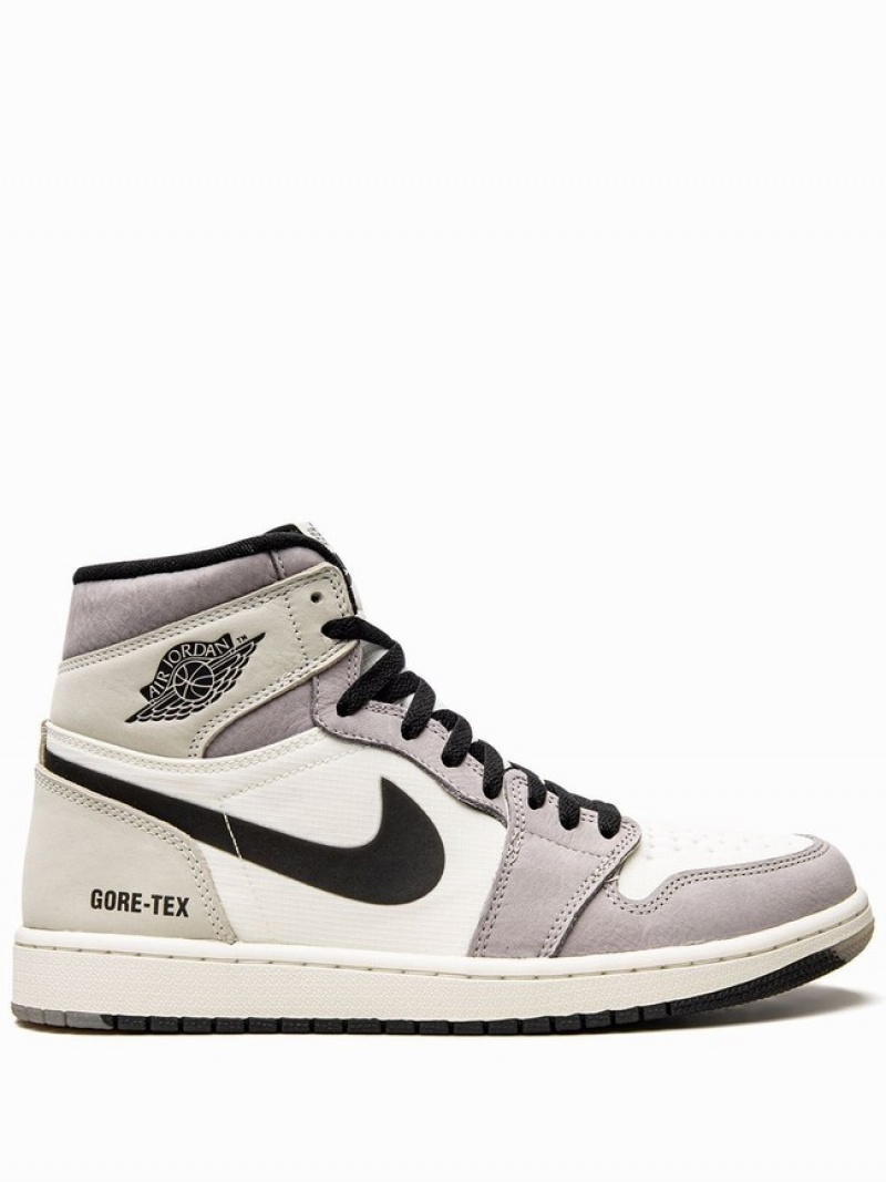 White / Grey Men\'s Nike Element Gore-Tex - Sail Air Jordan 1 | KUPXRM-502