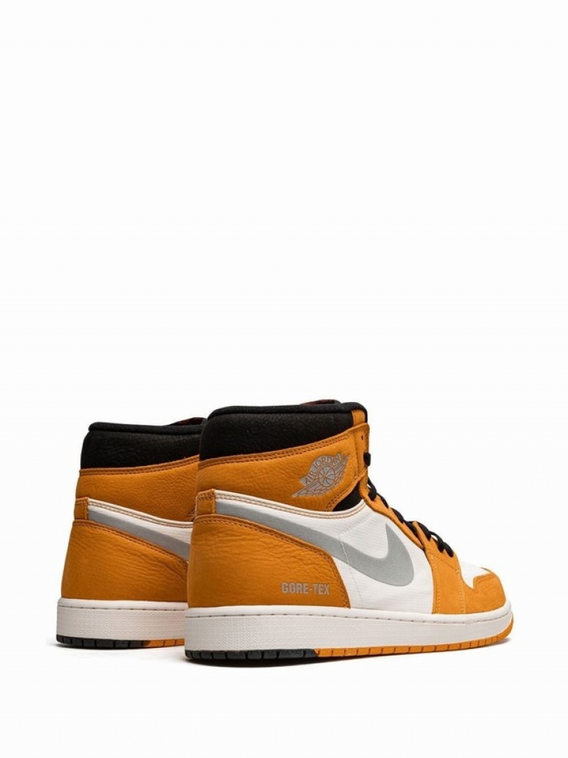 White / Orange Men's Nike Element Air Jordan 1 | LPHVUW-927