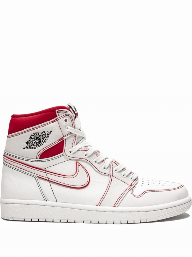 White / Red Men\'s Nike Retro Hi OG Phantom Air Jordan 1 | BVHJPG-935