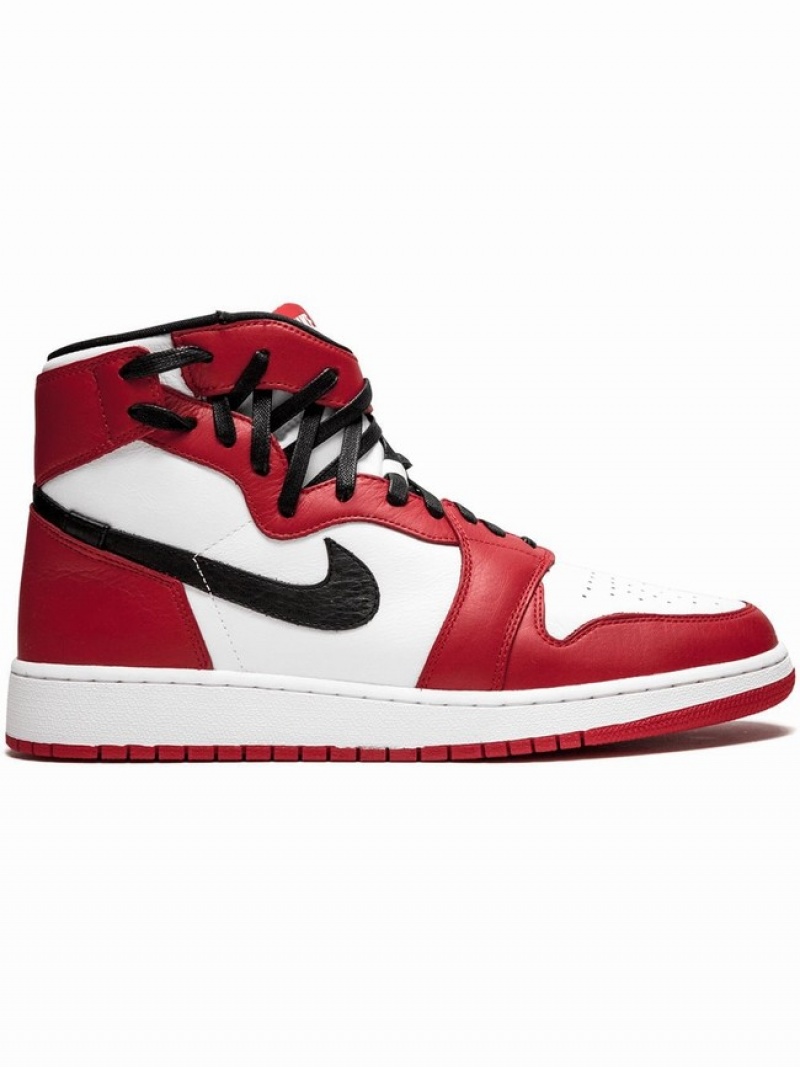 White / Red Women\'s Nike Rebel Air Jordan 1 | SBXWJY-643