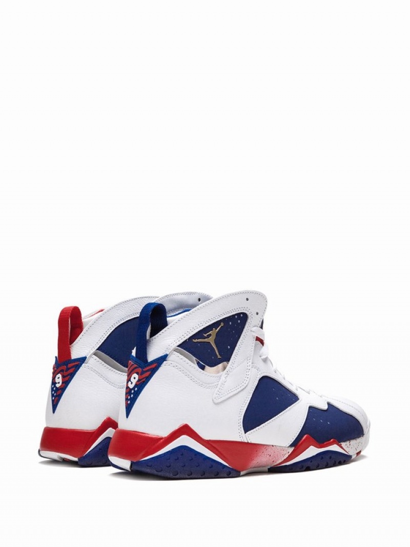 White / Red / Blue Men's Nike Retro Olympics 16' Air Jordan 7 | EJFVBH-418