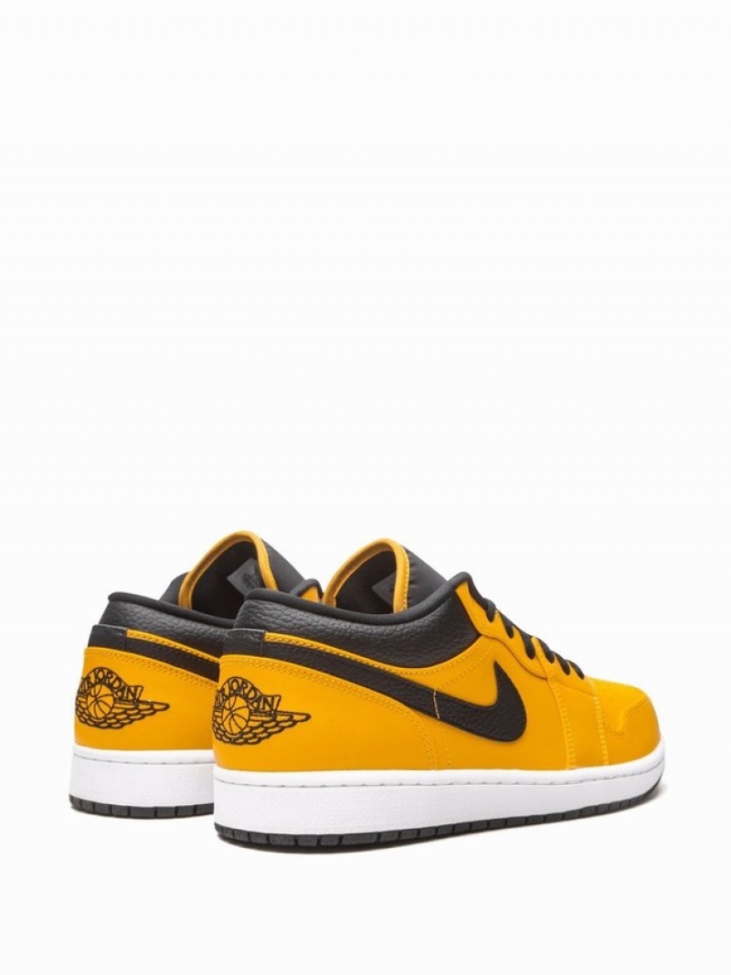 Yellow Men's Nike Low University Air Jordan 1 | YMLBHP-528