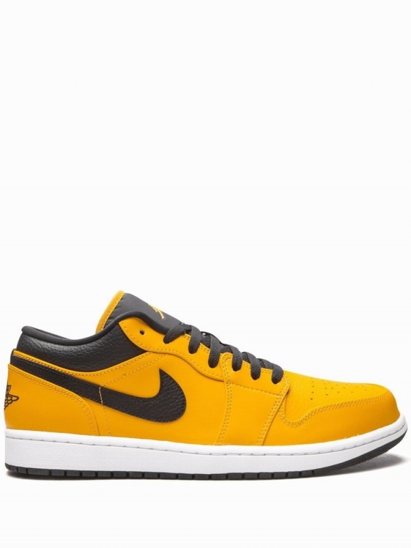 Yellow Men\'s Nike Low University Air Jordan 1 | YMLBHP-528