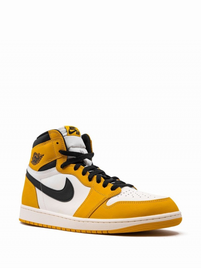 Yellow Women's Nike Retro High OG Toe Air Jordan 1 | MXGUDJ-546