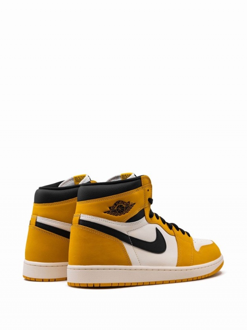 Yellow Women's Nike Retro High OG Toe Air Jordan 1 | MXGUDJ-546