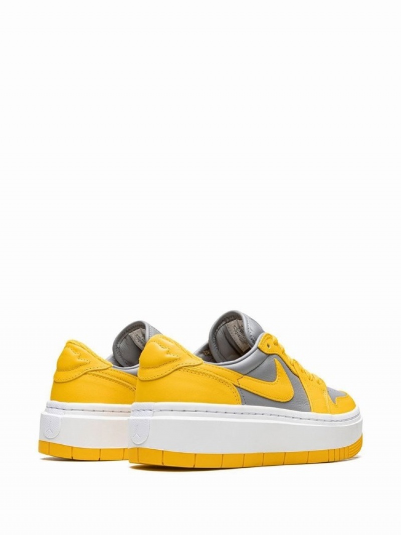 Yellow / Grey Women's Nike Low Elevate Varsity Maize Air Jordan 1 | LKBAHQ-469